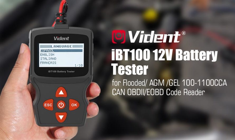 Vident iBT100 12V Battery Analyzer Test