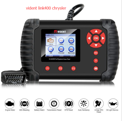 Vident iLink400 Chrysler Dodge Jeep 2019 model list