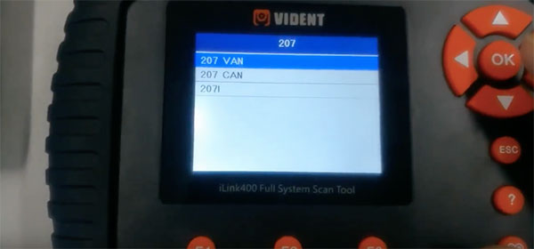 vident-ilink400-Peugeot-diagnosis-5