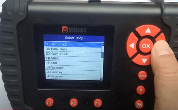 How to Solve Vident ilink400 Fail to Program Dodge TCM?